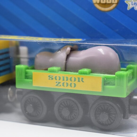 Sodor Zoo Cars w/ Collectible Card Learning Curve Thomas & Friends Wooden Sealed - Picture 7 of 13